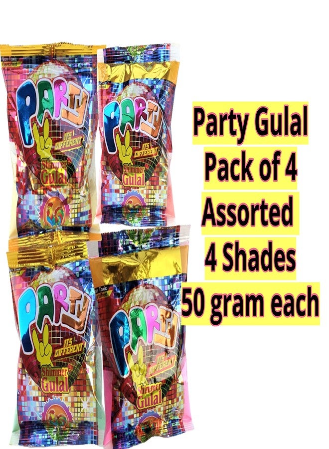 Artonezt بالونات مائية هولي من أرتونيزت (50 قطعة) + مسحوق ألوان جلال لامع طبيعي 100% مع بريق (عبوة من 4) + مكعبات ثلج سحرية للرمي + معجون ألوان هولي فضي وذهبي - Image 2